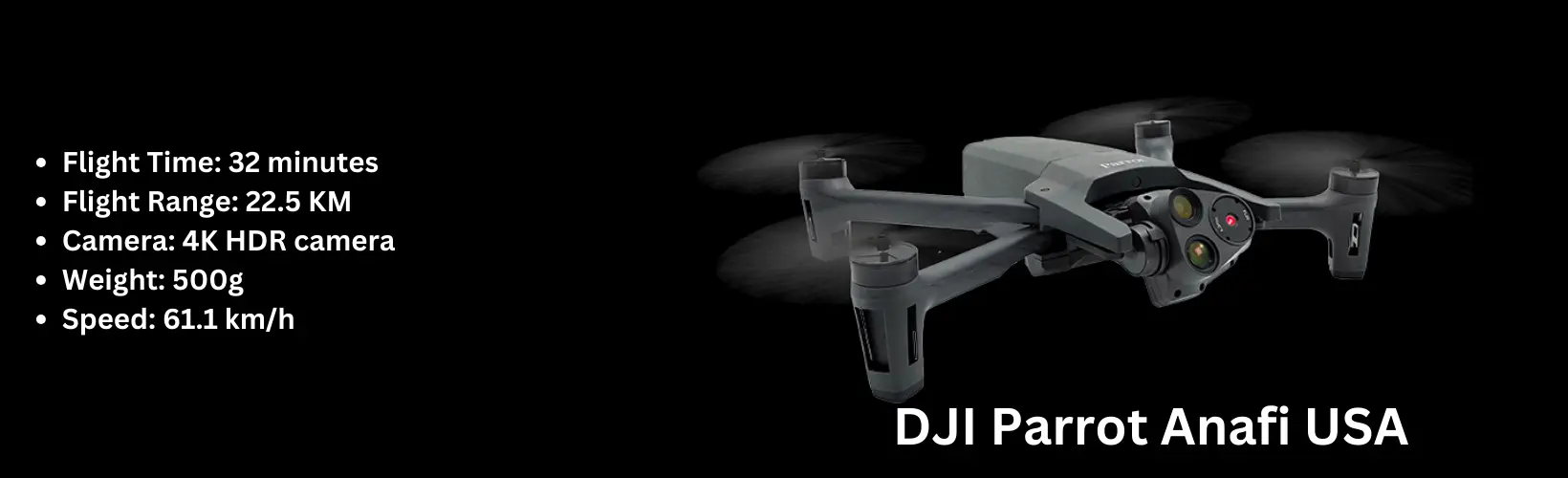 DJI-Parrot-Anafi-USA-specifications